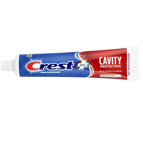 Crest Fluoride Anticavity Toothpaste Regular 8.2 oz, Pack of 5