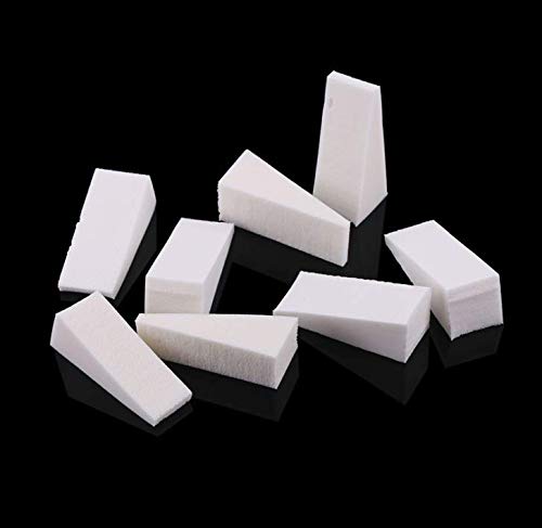 LASSUM 12 Pcs Gradient Nail Sponges for Color Fade Manicure Nail Art Tools