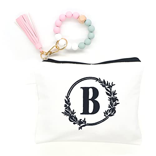 Personalized Embroidered Cosmetic Bag for Women - Gift for Bridesmaids, Mom, Friends