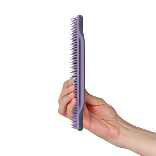 Allegro Combs Lavender 3-Row Detangling Comb for Curly Hair