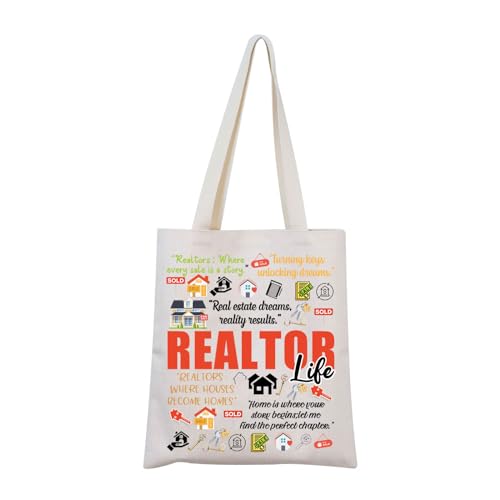 Realtor Tote Bag - Durable, Water-Resistant Gift for Real Estate Agents