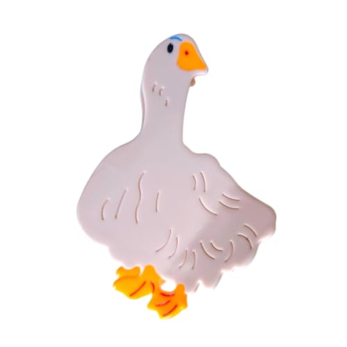 Goose Acetate Hair Clip - Funny Big Claw Clip for Women