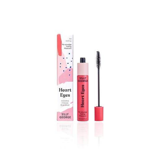 Silly George Heart Eyes Tubing Mascara - Smudge-Free & Vegan Volumizing