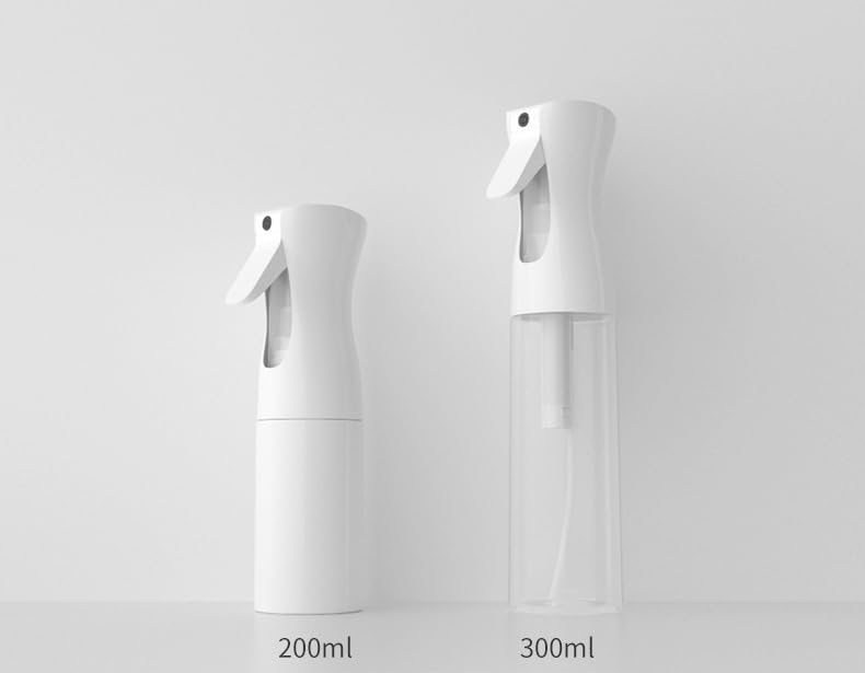 Continuous Mist Spray Bottle - 300ml | Perfect for Hair, Plants & Cleaning