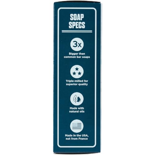 Duke Cannon Big Brick of Soap for Men - Fresh Water & Neroli, 10 oz
