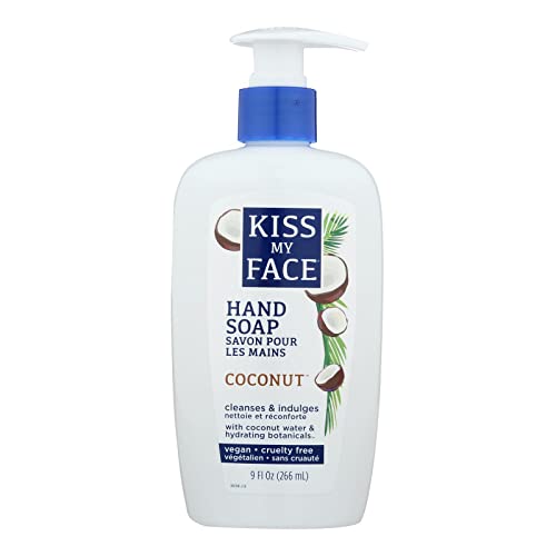 Kiss My Face Coconut Hand Soap 9oz Pump - 3 Pack, Citrus Variant