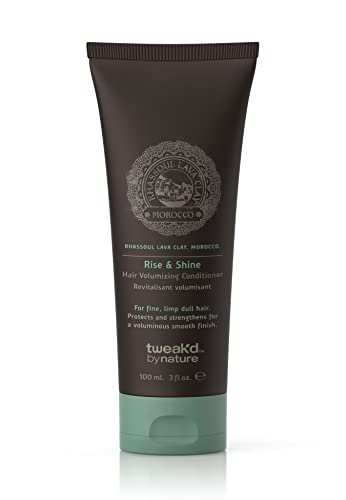 Tweak'd by Nature Rise & Shine Volumizing Conditioner - Bamboo Matcha Green Tea, Coconut & Mint, 3oz