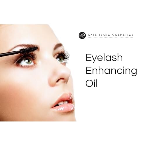 Kate Blanc Cosmetics Castor Oil Organic for Hair, Lashes, Face, Skin (2oz), 100% Pure, Cold Pressed, Hexane Free Hair Oil. Lash Serum for Thicker-Looking Eyelashes & Eyebrows