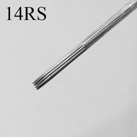 14RS Round Shader Tattoo Needles - 50PCS Disposable Sterilized