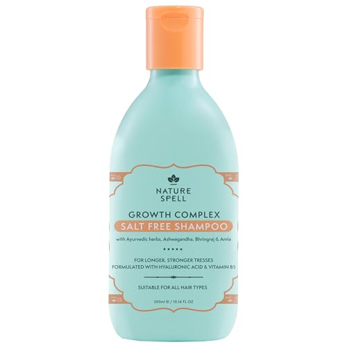 Nature Spell Hair Growth Shampoo - Sulfate Free for Strength & Shine, 10.14 fl oz