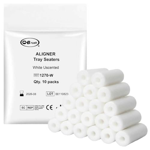 B Rush Aligner Tray Seaters for Invisalign - 20 Pcs Silicone Chewies