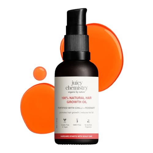 Juicy Chemistry Organic Chilli & Rosemary Hair Growth Oil - 30ml