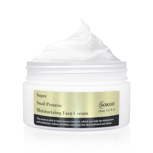 Sokgo Snail Mucin Cream - Hydrating Moisturizer for All Skin Types, 1 Pack
