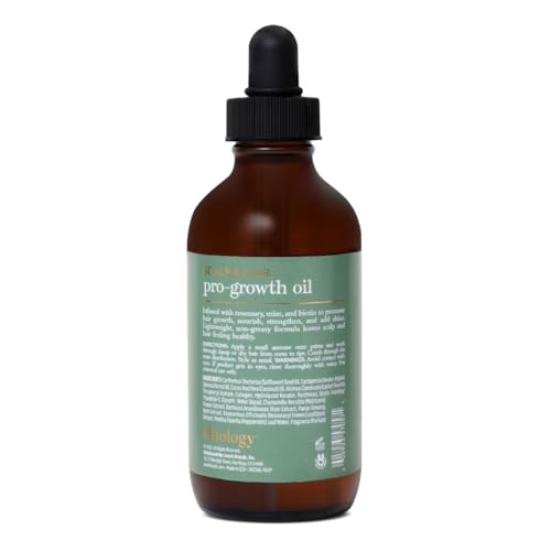 Oliology Hair Oil with Biotin & Herbal Extracts - Nourishing, Shine-Enhancing Treatment, 4 Fl Oz