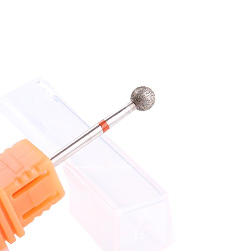 3pcs 5mm Diamond Nail Drill Bits for Cuticle Cleaning - MZCMSL