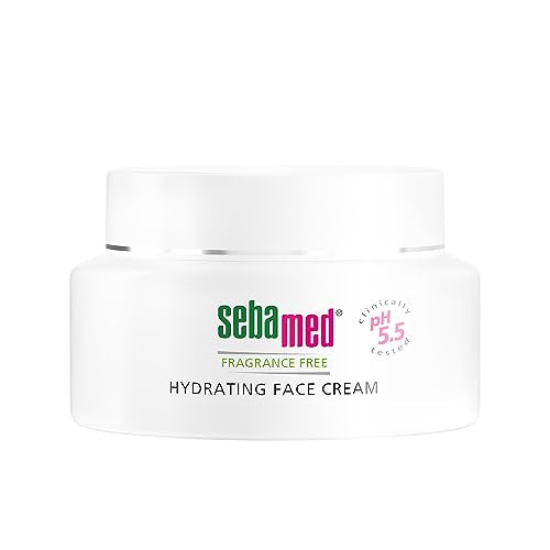 SEBAMED Unscented Hydrating Face Cream 1.7oz Fragrance-Free Moisturizer for Dry Skin