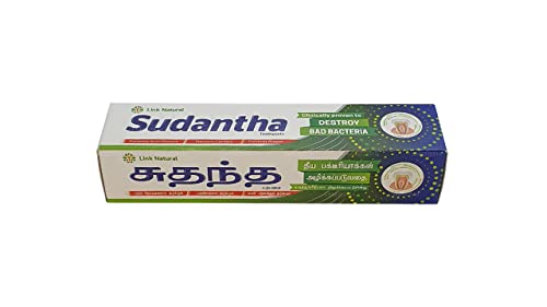 Link Natural Sudantha Ayurvedic Herbal Toothpaste - Fluoride-Free, 4.2 oz