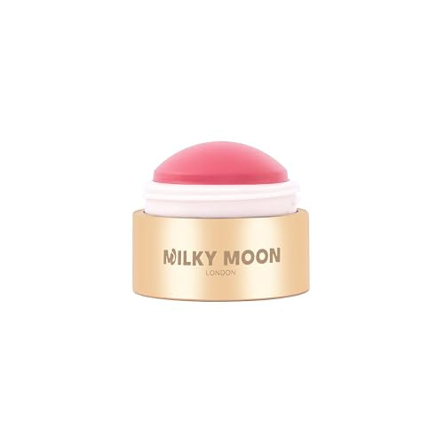 Milky Moon London Stellar Cheeks Cream Blush - Candy Rose, 3-in-1 Formula for Cheeks, Lips & Eyes