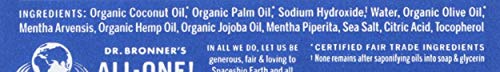 Dr. Bronner's Peppermint Bar Soap - 5 Oz Organic Cleanser
