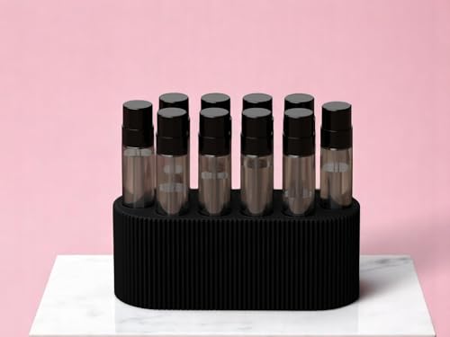 Perfume Sample Organizer for 2mL Vials - Black Makeup & Skincare Storage
