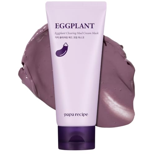 Papa Recipe Eggplant Mud Cream Mask for Pore Clearing & Hydration - 1 Piece
