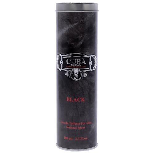 Cuba Black EDT Spray for Men by Fragluxe - 3.3 Ounce