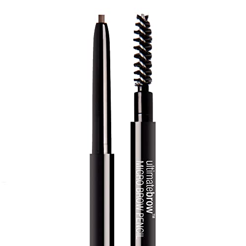 Wet n Wild Micro Eyebrow Pencil Bundle - Ultra Fine Retractable & Grooming Brush, Ash & Soft Brown Shades