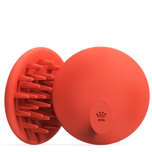 DS Labs Silicone Scalp Massager & Shampoo Brush for Deep Scalp Cleaning