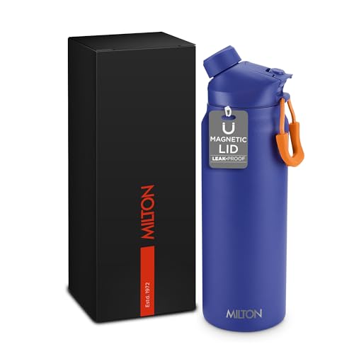 MILTON 32 oz Stainless Steel Vacuum Insulated Water Bottle with Magnetic Straw Lid