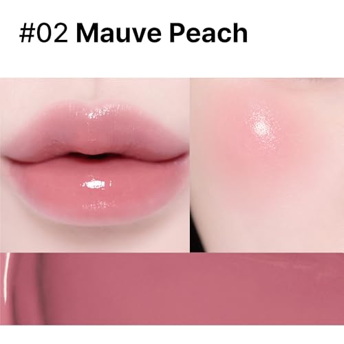 Sunnicorn Avo Hyal Melting Glow Lip and Cheek Tint - Mauve Peach