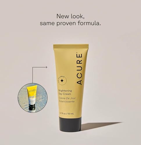 Acure Brightening Day Cream with Cica & Argan Oil - 1.7 fl oz (Pack of 1)