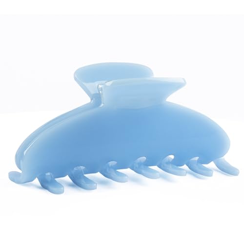 MAORULU Blue Large Acetate Claw Clip for Women - 4.3'' Strong Hold Hair Accessory