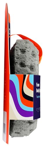 Cleanlogic Charcoal Infused Foam Body Sponge for Deep Skin Detox