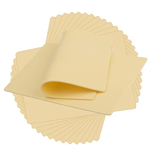 OFEYLE 10Pcs Fake Tattoo Practice Skin, Double-Sided Silicone, 8x6in - Blank Facial Skin Kit for Beginners