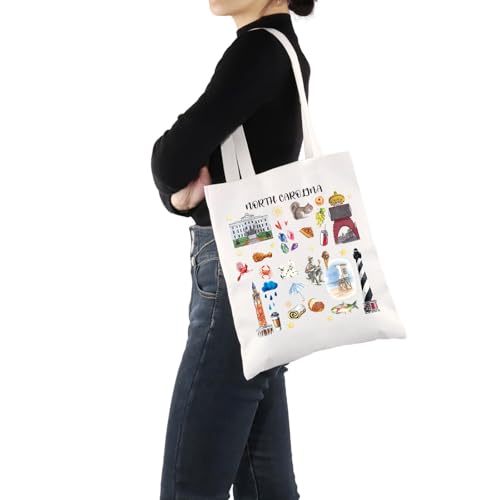 G2TUP North Carolina Gift Lover Tote Bag Tourist Travel