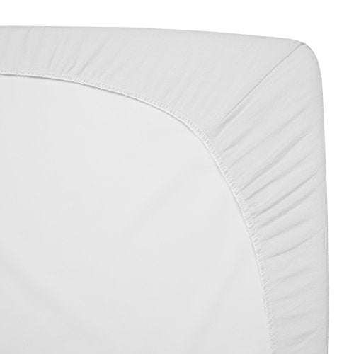 TL Care Fitted Mini Crib Sheets 2 Pack - 100% Cotton, Soft & Breathable, 24x38"