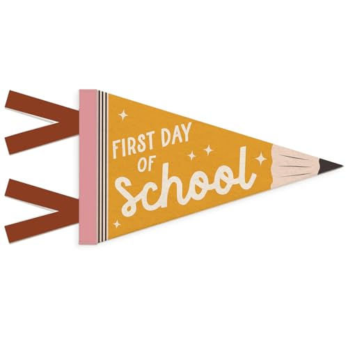 First Day of School Felt Pennant Banner | Back to School Decor