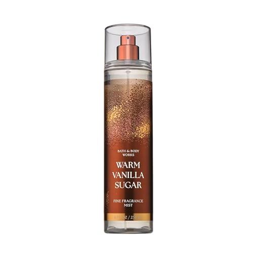 Bath & Body Works Warm Vanilla Sugar Fragrance Mist 8oz - Light, Cozy Scent for Body & Hair
