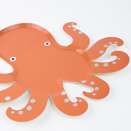 Meri Meri Under the Sea Octopus Party Plates - Pack of 8