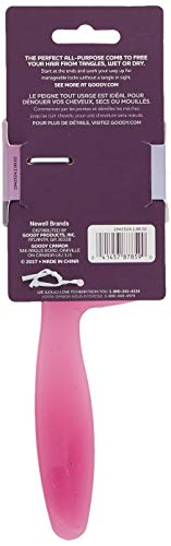 Goody Ouchless Detangler Wide Tooth Comb - Green, All Hair Types