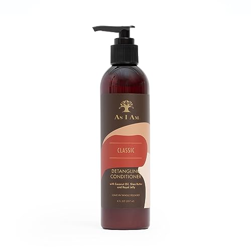 As I Am Detangling Leave-in Conditioner, 8 Ounce - Moisturizes & Strengthens Hair