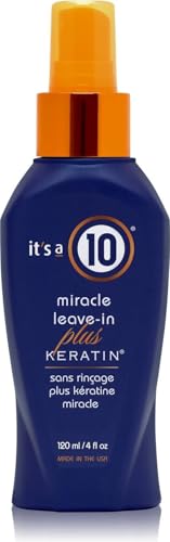 It's a 10 Miracle Leave-In Plus Keratin Hair Treatment, 4 Fl Oz