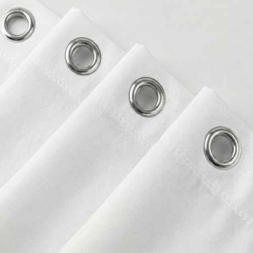 Waterproof Fabric Shower Curtain Liner - Odorless & Machine Washable, 72x72 Inch