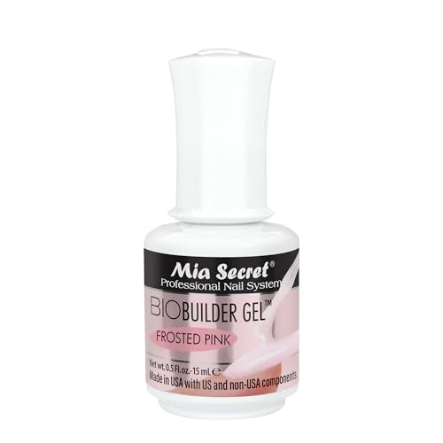Mia Secret Frosted Pink BioBuilder Gel - Nail Extension Structuring Gel