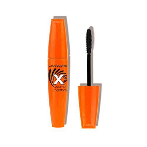 L.A. COLORS X Volume Mascara - Extreme Black, Long-Lasting & Waterproof