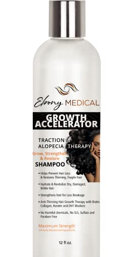 Ebony Medical Hair Growth Shampoo 12oz - Vegan & Sulfate-Free