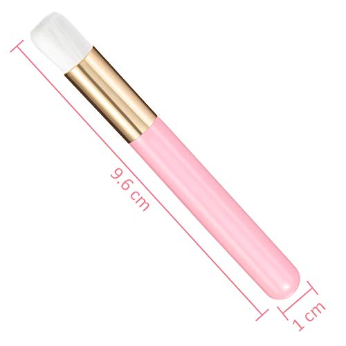 Yaomiao Pink 20Pcs Lash Shampoo Brushes Eyelash Cleaning Tool for Extensions