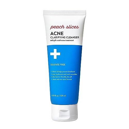 Peach Slices Acne Clarifying Cleanser - 2% Salicylic Acid, Vegan