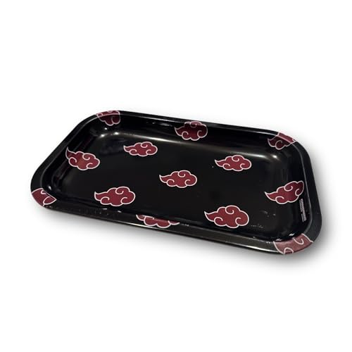 Anime Rolling Tray - 11x7 Inch Gold Plated Metal Tray