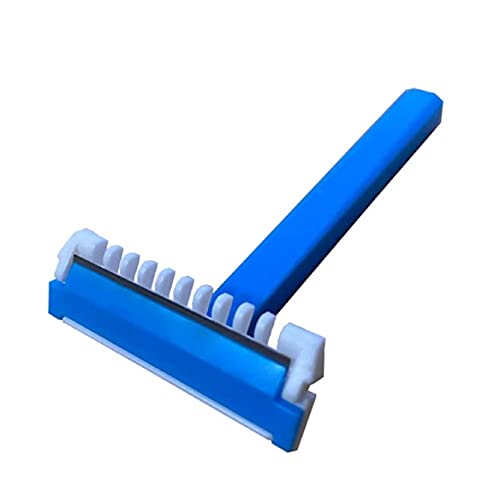 Blue Disposable Body Razor for Men - Sensitive Skin (10 Pack) | Easy Shower